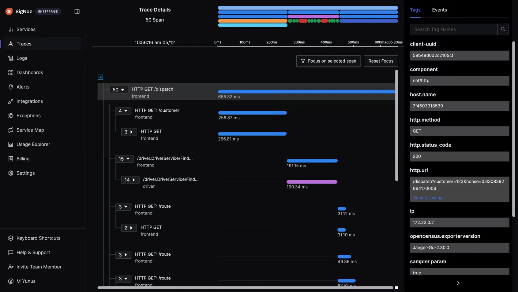 Metrics in JMX for Java application